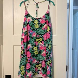 *Final price drop* Summer floral print strappy dress size large